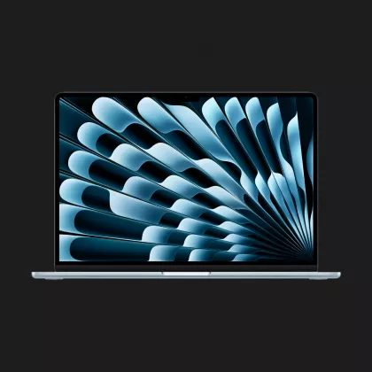 MacBook Air 15 Retina, Sky Blue, 256GB, 10 CPU / 10 GPU, 16GB RAM with Apple M4 (2025) (MC7A4) — купити в Ябко від 62 799 грн ⚡️Ціни, відгуки, характеристики