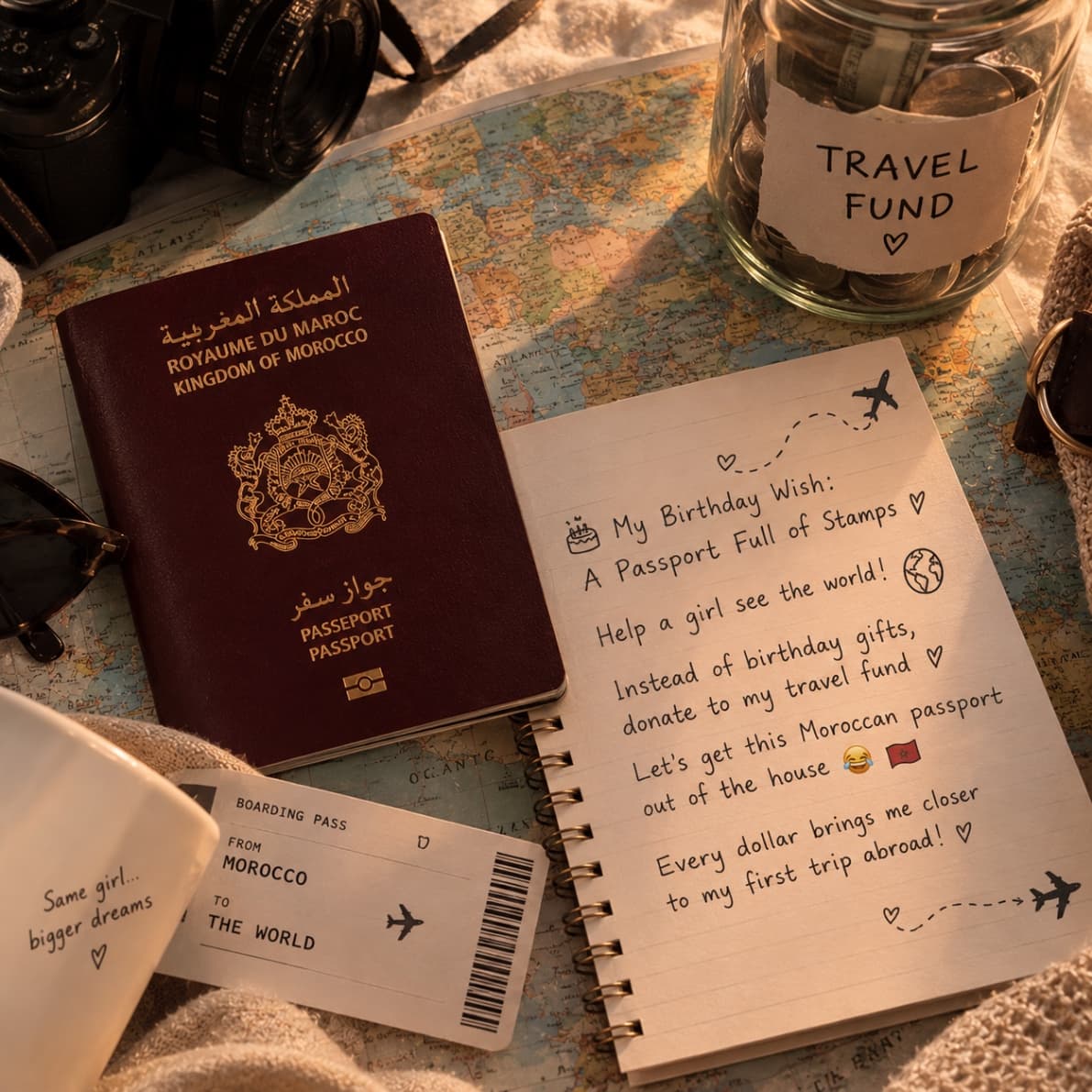 🎂 My Birthday Wish: A Passport Full of Stamps ✈️