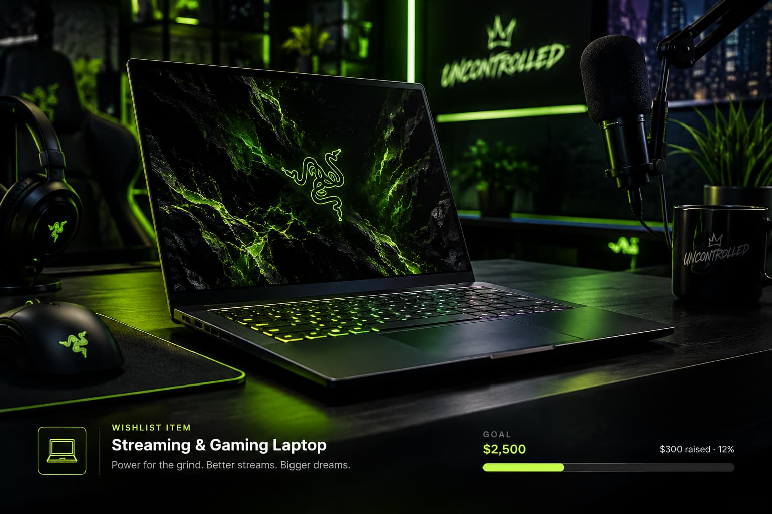 Streaming & Gaming Laptop